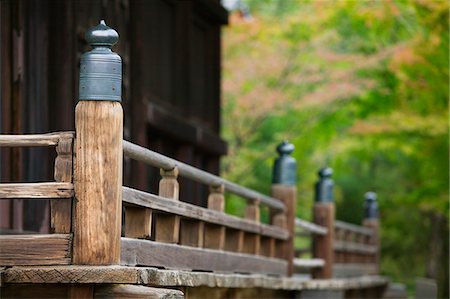 simsearch:693-03312841,k - Japan, Kyoto, Ninna-ji Temple architectural detail, close-up Fotografie stock - Premium Royalty-Free, Codice: 693-03312585