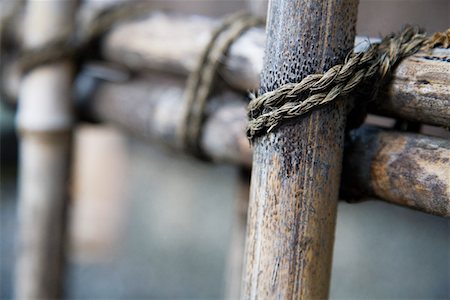 rope in wood - Wooden fence Stock Photo - Premium Royalty-Free, Code: 693-03312842