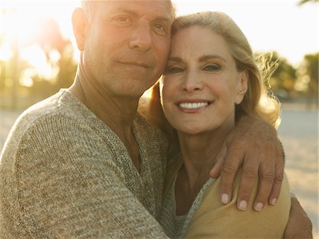 Senior Couple on Beach Stock Photo - Premium Royalty-Free, Code: 693-03440720