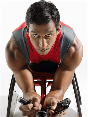 simsearch:693-03565397,k - Paraplegic cycler Stock Photo - Premium Royalty-Free, Code: 693-03565372