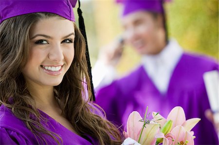 Young Woman at Graduation, portrait Stock Photo - Premium Royalty-Free, Code: 693-03706999