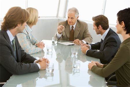 simsearch:693-03707355,k - Business meeting in conference room Stock Photo - Premium Royalty-Free, Code: 693-03707326