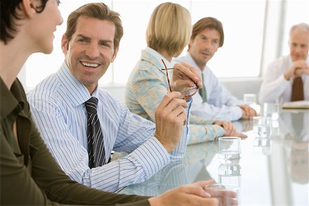 simsearch:693-03707355,k - Business meeting in conference room Stock Photo - Premium Royalty-Free, Code: 693-03707333