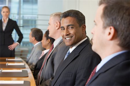 simsearch:693-03707355,k - Business meeting in conference room Stock Photo - Premium Royalty-Free, Code: 693-03707599