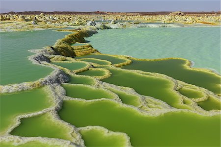 Volcan Dallol, dépression du Danakil, Ethiopie Photographie de stock - Premium Libres de Droits, Code: 693-03783144