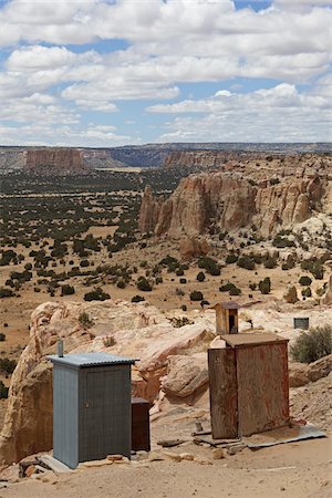 planta del desierto - Outhouses at Acoma Pueblo, Cibola County, New Mexico, USA Foto de stock - Con derechos protegidos, Código: 700-04003374