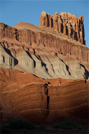 rock formation - Capitol Reef National Park, Utah, USA Stock Photo - Rights-Managed, Code: 700-04223565