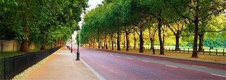 park sidewalk - Constitution Hill, London, England, United Kingdom Stock Photo - Rights-Managed, Code: 700-04425007