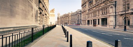 panorámico - Ministry Of Defence Buildings, Horse Guards' Road, Whitehall, London, England, United Kingdom Foto de stock - Con derechos protegidos, Código: 700-04425000