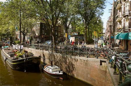 Houseboat Museum on Prinsengracht, Amsterdam, Netherlands Foto de stock - Con derechos protegidos, Código: 700-04425036