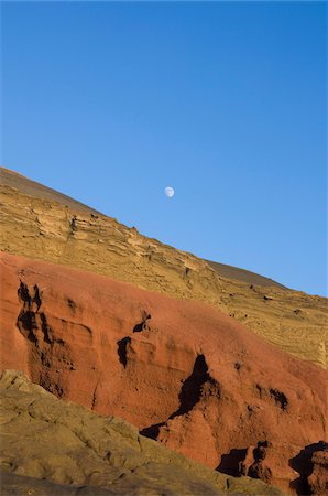 Rock Formations, El Golfo, Yaiza District, Lanzarote, Canary Islands, Spain Stock Photo - Rights-Managed, Code: 700-04929208