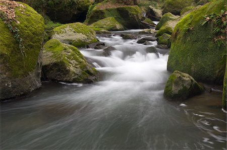 regionaler park - Rushing River, Mount Gelato, Parco Valle del Treja, Calcata, Lazio, Italy Stock Photo - Rights-Managed, Code: 700-04929216