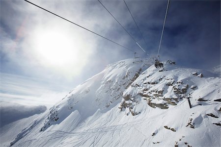 simsearch:700-05389324,k - Ski Lift, Whister Mountain, Whistler, British Columbia, Canada Foto de stock - Con derechos protegidos, Código: 700-05389290