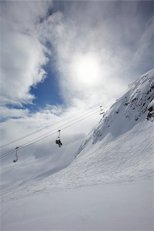 Remontées mécaniques, mont Whistler, Whistler, Colombie-Britannique, Canada Photographie de stock - Rights-Managed, Code: 700-05389310