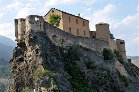 Fortress, Corte, Haute-Corse, Corsica, France Stock Photo - Rights-Managed, Code: 700-05389514