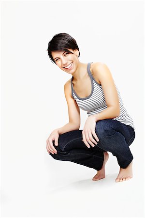 peter griffith - Portrait of Woman in Studio Stock Photo - Rights-Managed, Code: 700-05451023