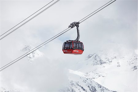 Gondole, Whistler, Colombie-Britannique, Canada Photographie de stock - Rights-Managed, Code: 700-05451100