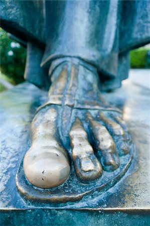 Toe of Gregory of Nin Statue, Split, Dalmatia, Croatia Stock Photo - Rights-Managed, Code: 700-05451894