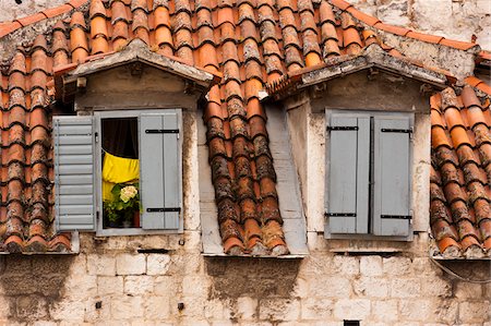 Dormer Windows, Diocletian's Palace, Split, Split-Dalmatia County, Croatia Foto de stock - Con derechos protegidos, Código: 700-05451937