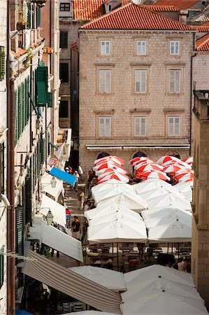 Overview of Street Market, Dubrovnik, Dubrovnik-Neretva County, Croatia Stock Photo - Rights-Managed, Code: 700-05451951