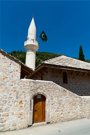 Carsija Mosque, Stolac, Herzegovina-Neretva Canton, Bosnia and Herzegovina Stock Photo - Rights-Managed, Code: 700-05451981