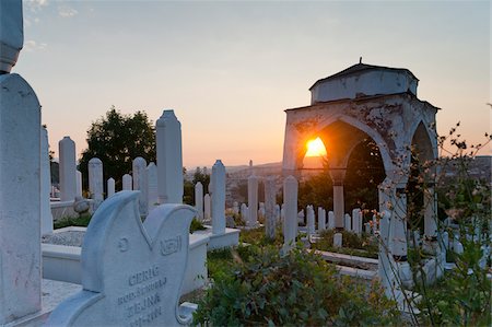 Jusuf vezira Turbe cimetière, Sarajevo, Bosnie et Herzégovine, Bosnie-Herzégovine Photographie de stock - Rights-Managed, Code: 700-05452013