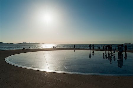 Monument de Salutation au soleil, Zadar, Zadar comté, région de la Dalmatie, Croatie Photographie de stock - Rights-Managed, Code: 700-05452021