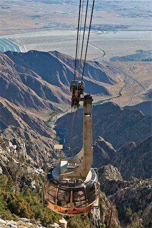 Palm Springs Aerial Tramway, Palm Springs, Californie, USA Photographie de stock - Rights-Managed, Code: 700-05524187