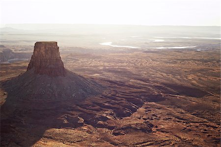 desert scenary - Tower Butte and Lake Powell, Coconino County, Arizona, USA Stock Photo - Rights-Managed, Code: 700-05524555