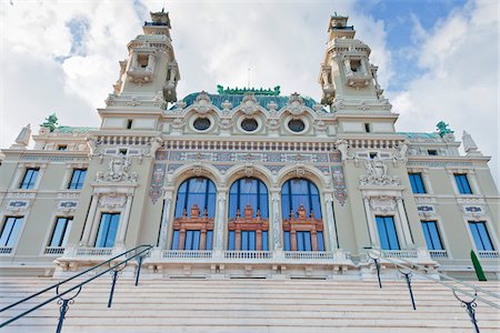 Monte Carlo Casino, Monte Carlo, Monaco, Cote d'Azur Foto de stock - Direito Controlado, Número: 700-05560275