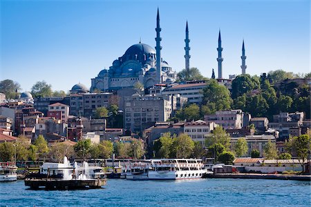 Suleymaniye Mosque, Third Hill, Istanbul, Turkey Foto de stock - Con derechos protegidos, Código: 700-05609497