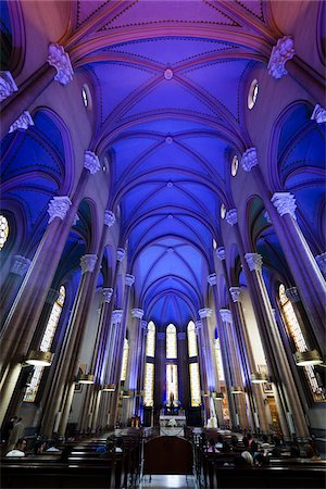 stained glass church interior - St. Anthony of Padua Church, Beyoglu District, Istanbul, Turkey Stock Photo - Rights-Managed, Code: 700-05609550