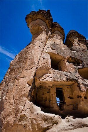 Rock Formation Dwelling, Pasabagi, Cappadocia, Nevsehir Province, Turkey Stock Photo - Rights-Managed, Code: 700-05609572