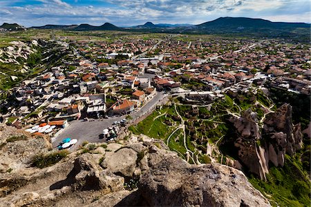 simsearch:700-05609600,k - View from Uchisar Castle, Uchisar, Cappadocia, Turkey Foto de stock - Con derechos protegidos, Código: 700-05609590