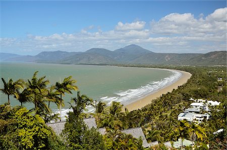 Vue de la plage Four Mile, Port Douglas, Queensland, Australie Photographie de stock - Rights-Managed, Code: 700-05609688