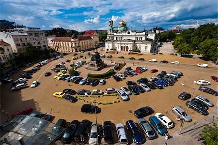 street parking - Alexander Nevsky Square, Sofia, Bulgaria Stock Photo - Rights-Managed, Code: 700-05609783