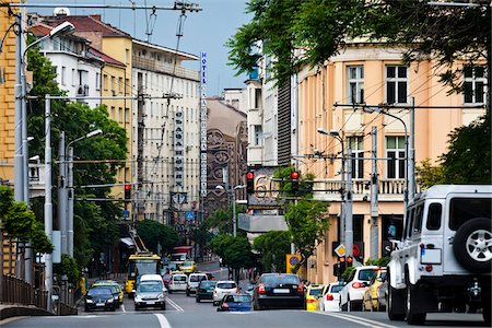 Street Scene, Sofia, Bulgaria Foto de stock - Con derechos protegidos, Código: 700-05609790