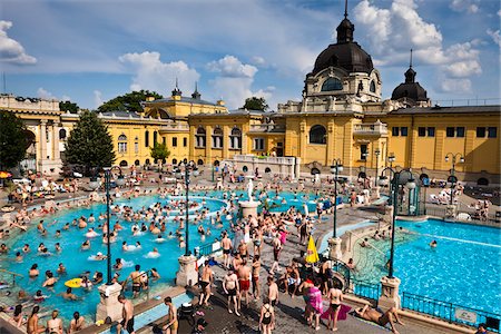 eastern europe people - Szechenyi Thermal Baths Complex, Budapest, Hungary Stock Photo - Rights-Managed, Code: 700-05609860