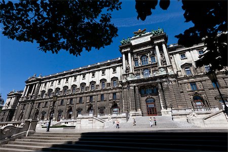 Wiener Hofburg, neue Flügel der kaiserlichen Hofburg, Wien, Österreich Stockbilder - Lizenzpflichtiges, Bildnummer: 700-05609880