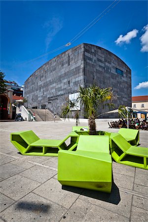 restaurant modern - MUMOK, Museumsquartier, Vienna, Austria Stock Photo - Rights-Managed, Code: 700-05609907