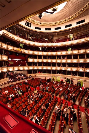 people in theater - Interior of Vienna State Opera House, Vienna, Austria Stock Photo - Rights-Managed, Code: 700-05609932