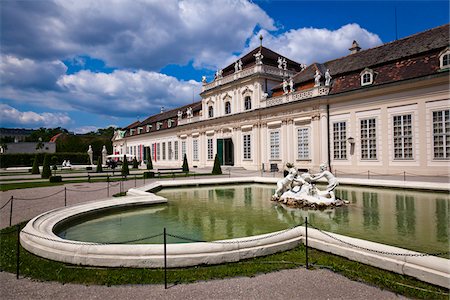 royal palace - Belvedere Palace, Vienna, Austria Foto de stock - Con derechos protegidos, Código: 700-05609945