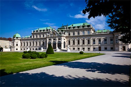 Belvedere Palace, Vienna, Austria Fotografie stock - Rights-Managed, Codice: 700-05609941