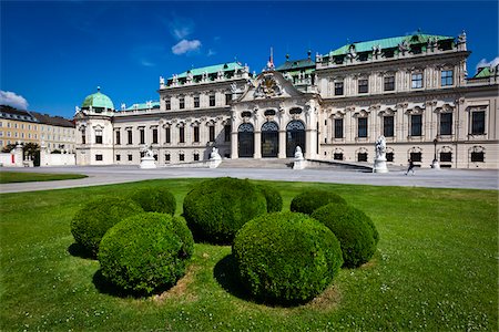 shrub - Palais du belvédère, Vienne, Autriche Photographie de stock - Rights-Managed, Code: 700-05609942