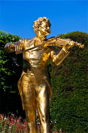 Johann Strauss Monument, Stadtpark, Vienna, Austria Foto de stock - Con derechos protegidos, Código: 700-05609960