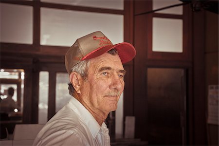 senior with hat - Portrait of Man Stock Photo - Rights-Managed, Code: 700-05641977
