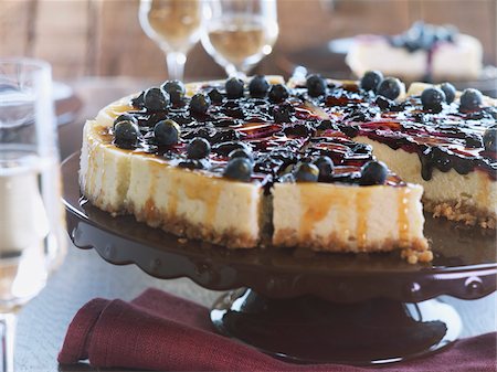 Blueberry Torta Foto de stock - Con derechos protegidos, Código: 700-05642020