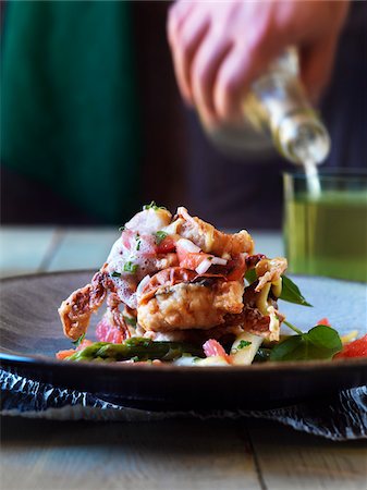 fried food - Soft Shell Crab Stock Photo - Rights-Managed, Code: 700-05642034