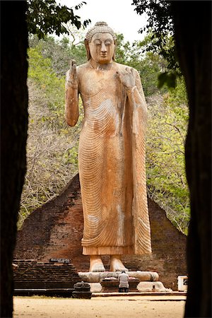 simsearch:700-05642185,k - Buddha Statue, Maligawila, Sri Lanka Foto de stock - Con derechos protegidos, Código: 700-05642195