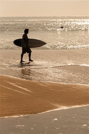 surfer on board - Surfer on Beach, Arugam Bay, Sri Lanka Stock Photo - Rights-Managed, Code: 700-05642198